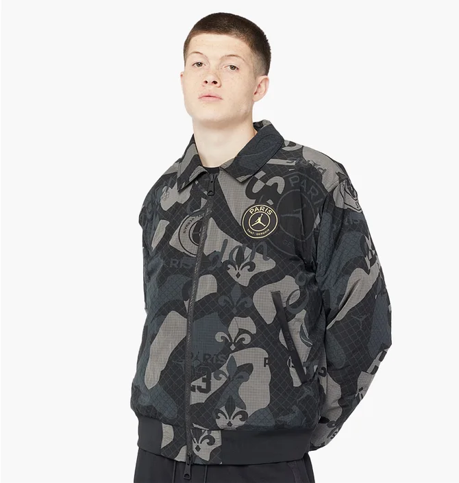 Бомбер мужской Air Jordan Psg Grey FN5320-010