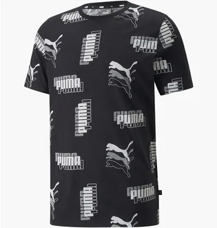 Футболка мужская Puma Power Printed Tee Black 847383-01