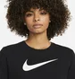 Футболка женская Nike Dri-Fit Swoosh Wot-Shirt Black FD2884-010