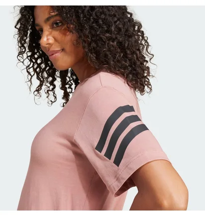Футболка жіноча Adidas Future Icons 3-Stripes Sportswear Beige JE0244