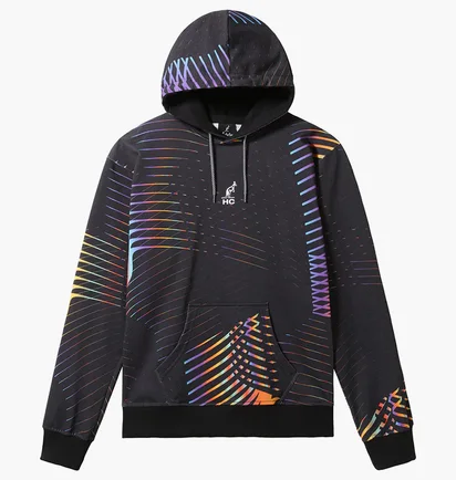 Худи мужское AUSTRALIAN Hoodie Fleece Chaos Black HCUFE0058-001