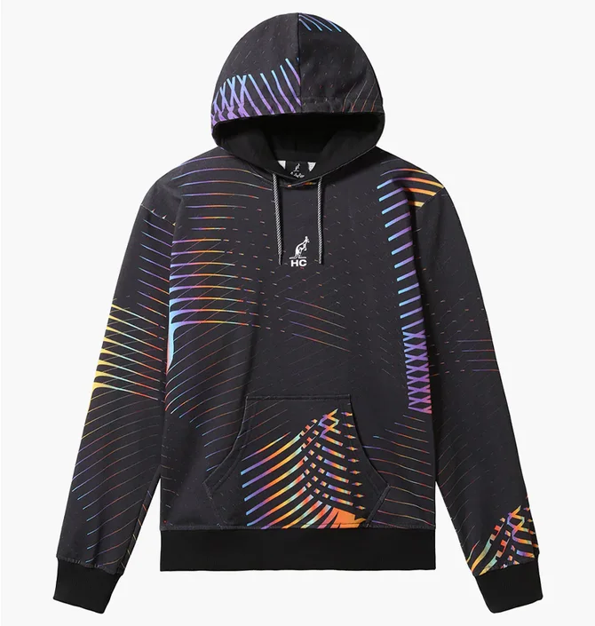 Худи мужское AUSTRALIAN Hoodie Fleece Chaos Black HCUFE0058-001