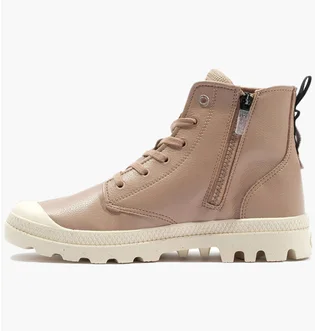 Ботинки женские Palladium Pampa Hi Re-Vegn Leather Beige 74378-284-M