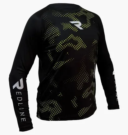 Лонгслив мужской Redline Gk Inspire Black/Green RLCL39