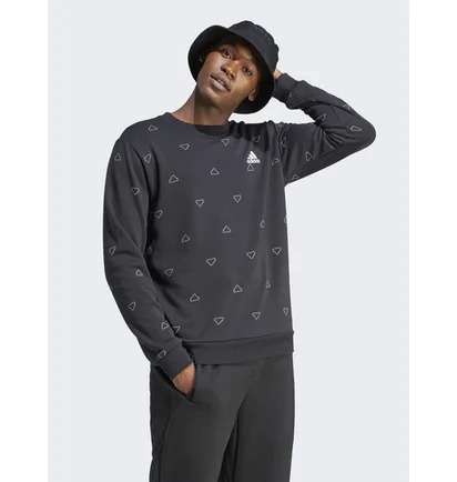 Світшот чоловічий Adidas Monogram Graphic Black IV9354