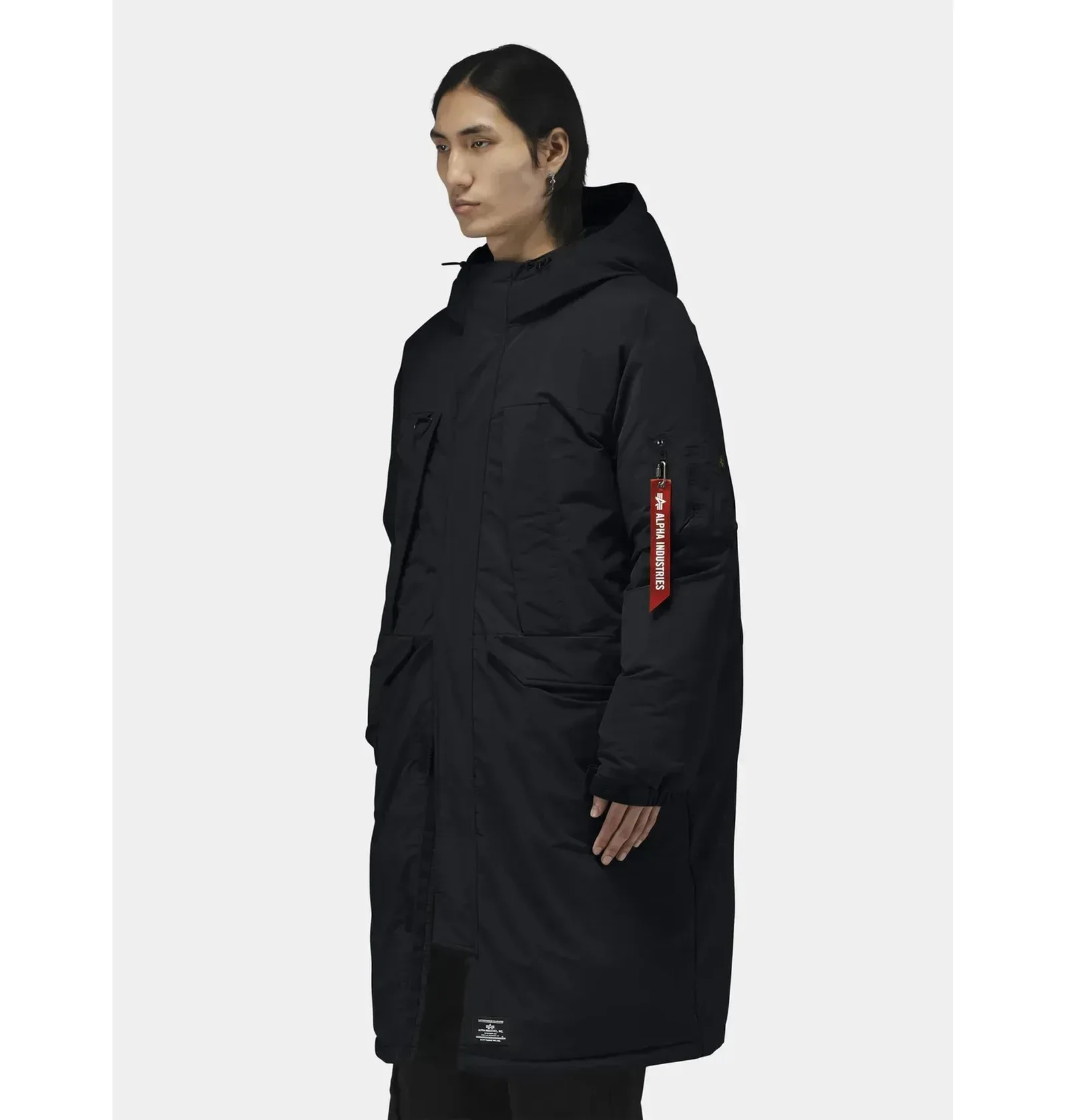 ᐉ Пуховик чоловічий Alpha Industries Seal Long Puffer Parka Black