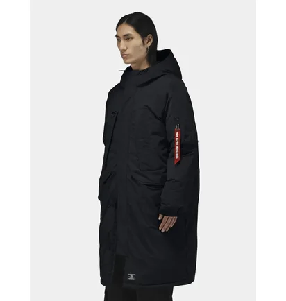 Пуховик мужской Alpha Industries Seal Long Puffer Parka Black MJS55502C1-001