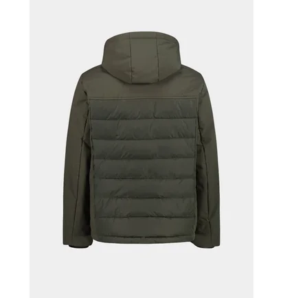 Куртка мужская CMP Zip Hood Feel Warm Olive 34K0147-F905