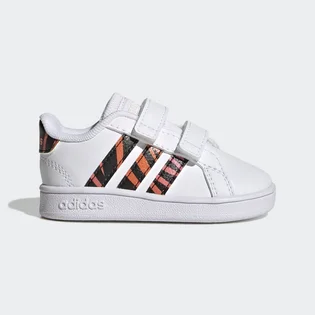Кросівки дитячі Adidas Grand Court Tiger-Print Shoes White Gz1079