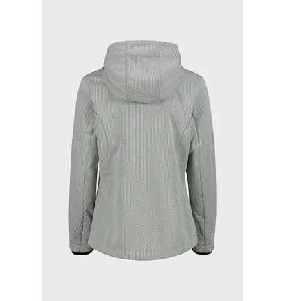 Куртка жіноча CMP Jacket Zip Hood Softshell Grey 34A3096-U439