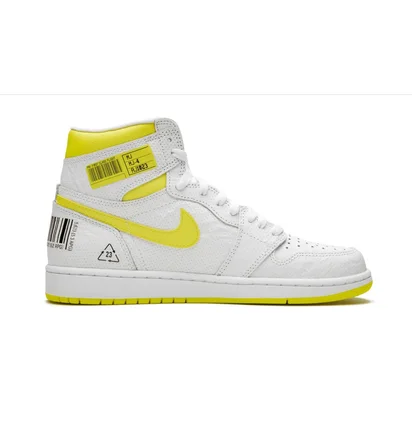 Кроссовки мужские Air Jordan 1 White 555088-170