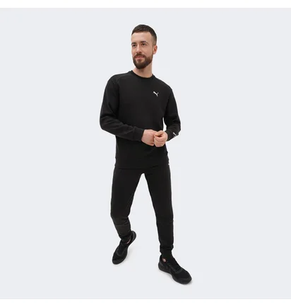 Спортивный костюм мужской Puma Rad/Cal Crew Dk Black 678915-01__678917-01