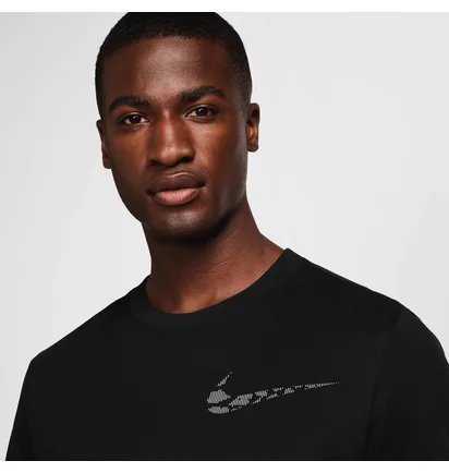 Футболка чоловіча Nike Dri-Fit Tee Run Division Fa24 Black FZ8056-010
