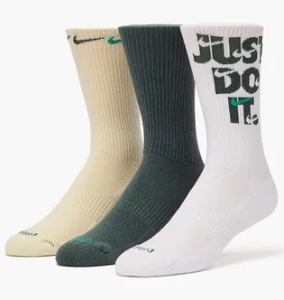 Носки унисекс Nike Everyday Plus Cushioned Crew Socks Multi (3 пары) DH3822-901