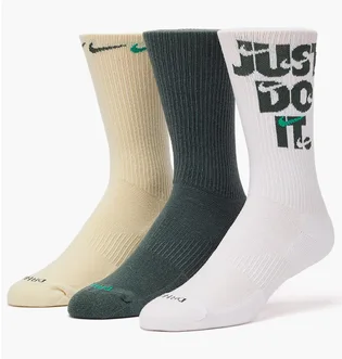 Носки унисекс Nike Everyday Plus Cushioned Crew Socks Multi (3 пары) DH3822-901