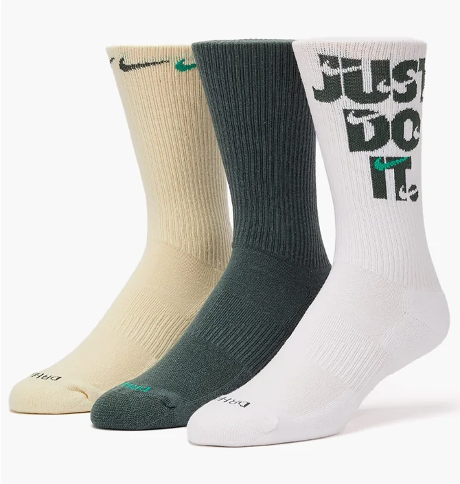 Шкарпетки унісекс Nike Everyday Plus Cushioned Crew Socks Multi (3 пари) DH3822-901
