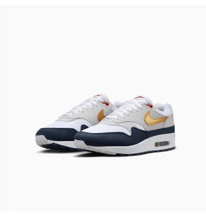 Кросівки чоловічі Nike Air Max 1 Olympics White/Grey HM9604-400