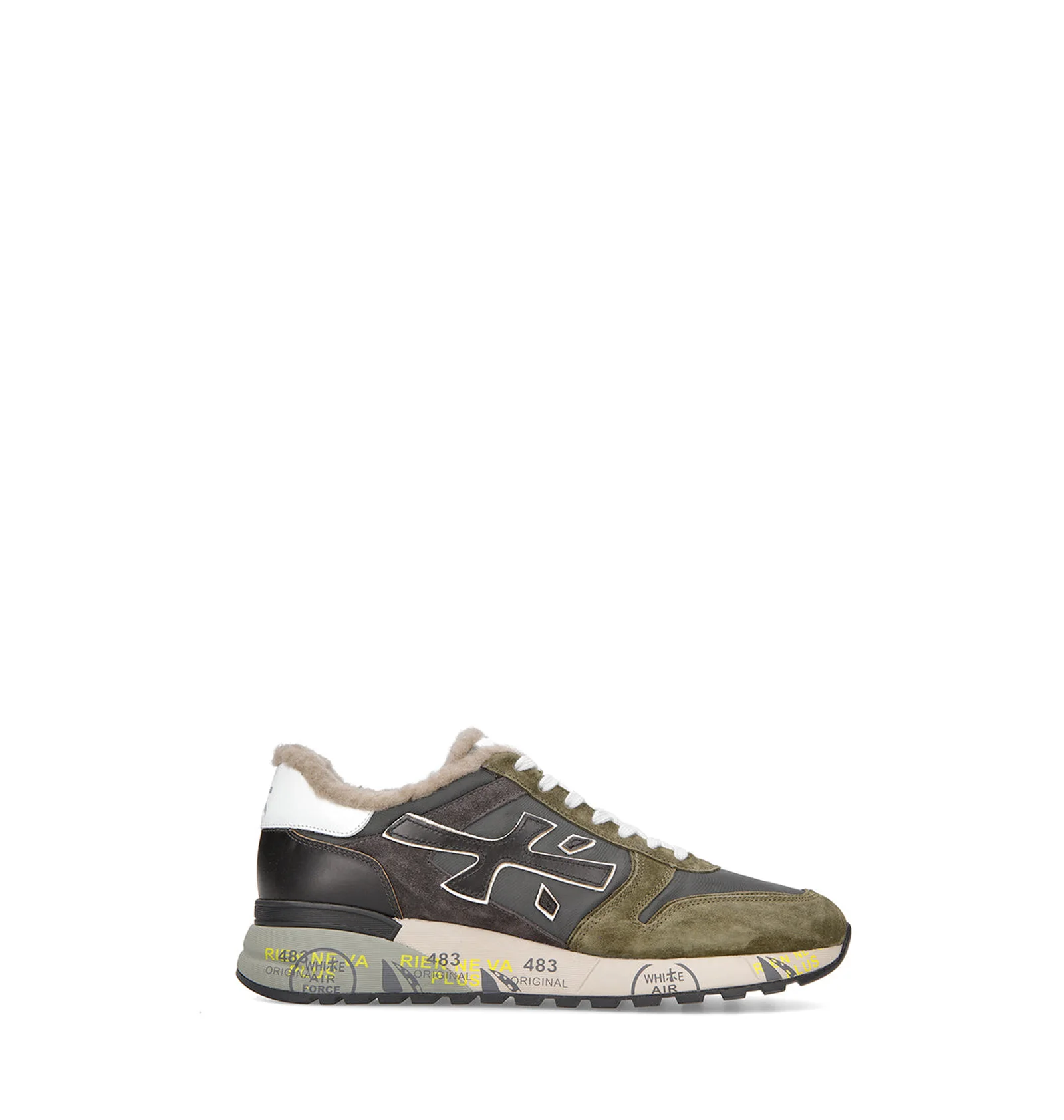 ᐉ Кросівки чоловічі Premiata Mick 6417 Black/Olive MICK6417