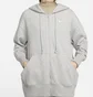 Толстовка женская Nike Sportswear Phoenix Fleece Oversized Full-Zip Hoodie Grey Dq5758-063