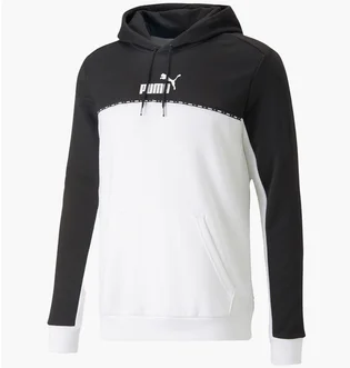 Худи мужское Puma Ess Block X Tape Hoodie White 675173-01