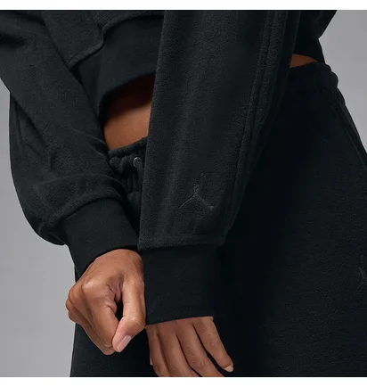 Толстовка женская Air Jordan Flight Fleece WomenS Quarter-Zip Top Black HV0326-010