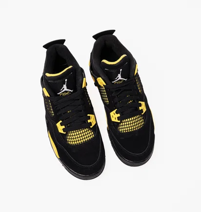 Кроссовки мужские Air Jordan 4 Retro Thunder Black DH6927-017