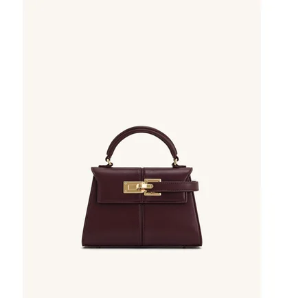 Сумка жіноча JW PEI Elise Top Handle Bag Bordo BB2025BG116815JWP