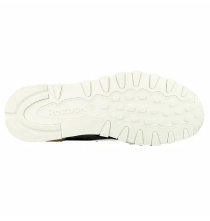 Кроссовки мужские Reebok Cl Leather Fleck Black/Grey AQ9723