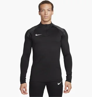 Лонгслів чоловічий Nike Strike Dri-Fit Soccer 1/2-Zip Drill Top Black FN2403-010
