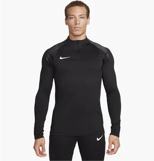 Лонгслів чоловічий Nike Strike Dri-Fit Soccer 1/2-Zip Drill Top Black FN2403-010