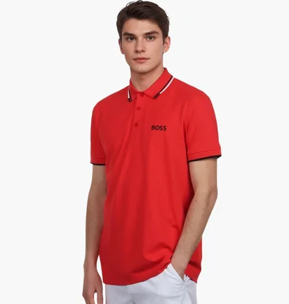 Поло мужское Boss Paddy Pro Red 50469102-641