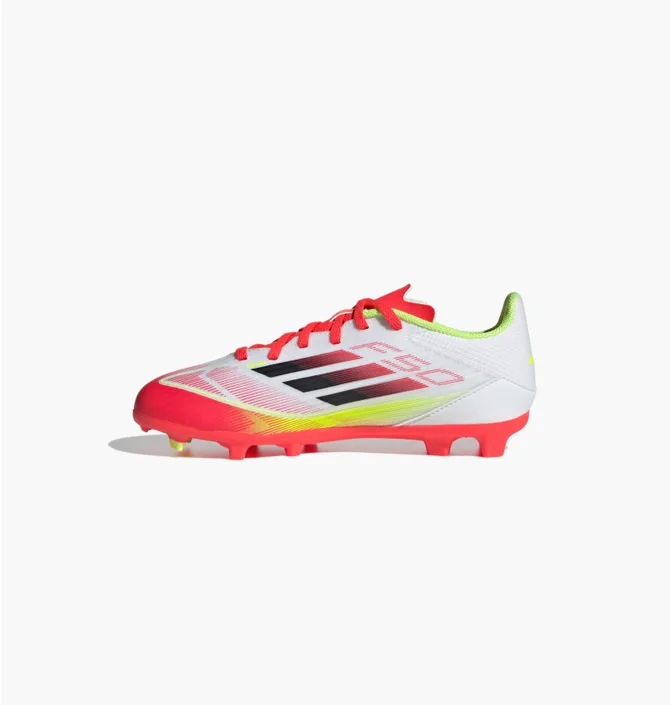 Бутсы детские Adidas F50 League Mg White/Red IE3747