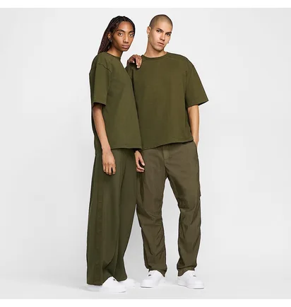 Футболка унисекс Nike Every Stitch Considered Garment Dyed Olive FQ0276-355