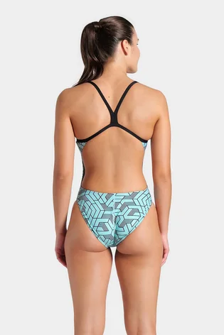 Купальник жіночий Arena Escape Swimsuit Challenge Back 44 Turquoise 007739-580