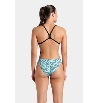 Купальник женский Arena Escape Swimsuit Challenge Back 44 Turquoise 007739-580