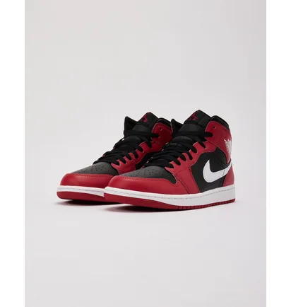 Кроссовки мужские Air Jordan 1 Mid Red/Black DQ8426-061