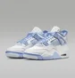 Кроссовки женские Air Jordan 4 Retro Forget Me Not White/Light Blue HV0823-100