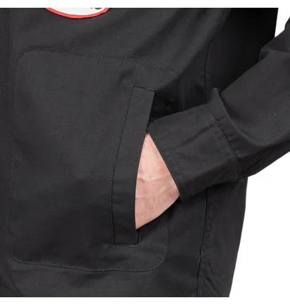 Куртка унисекс Pleasures Power Gas Station Jacket Black P21SP025-BLACK
