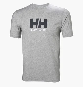 Футболка мужская Helly Hansen Logo T-Shirt Grey 33979-950