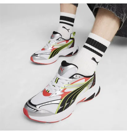 Кроссовки мужские Puma Morphic Sneakers White/Metallic 392724-11