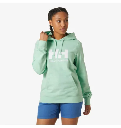 Худи женское Helly Hansen Logo Hoodie Green 33978-419