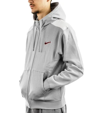 Толстовка мужская Nike Sp Flc Fz Hoodie Bb Grey FQ8819-012