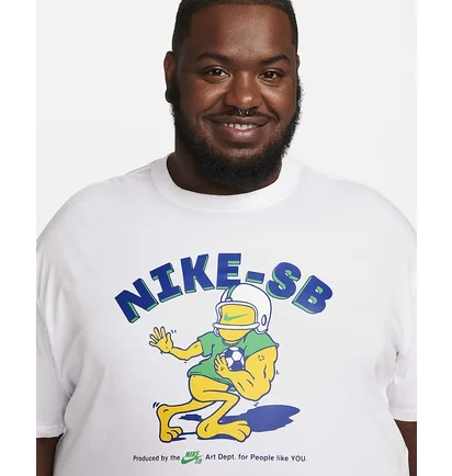 Футболка унісекс Nike T-Shirt Sb White FJ1165-100