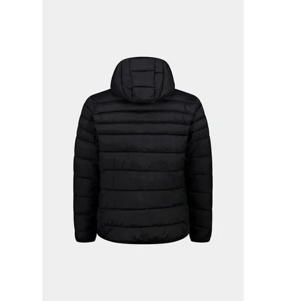 Пуховик мужской CMP Jacket Fix Hood Nylon Cire Black 34K2807-U901