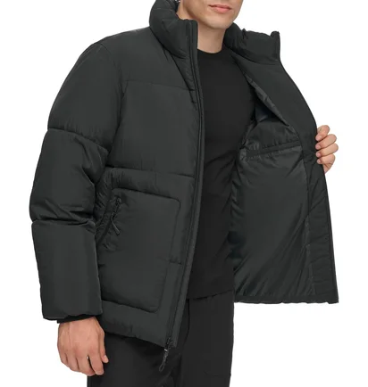 Пуховик чоловічий Dkny Flex Black DX3MN900
