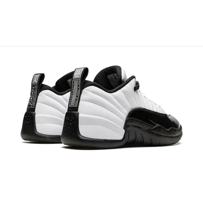 Кросівки чоловічі Air Jordan 12 Low White/Black DO8726-100