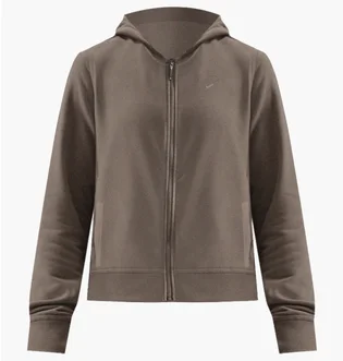 Толстовка жіноча Nike Nsw Chll Ft Fz Hdy Brown FN2415-233