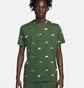 Футболка мужская Nike Club Allover Print T-Shirt Green FD1279-323