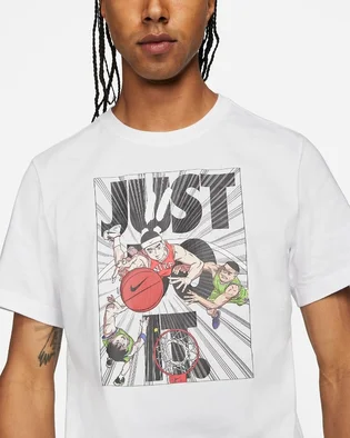 Футболка чоловіча Nike „Just Do It.” Basketball Tee White DD0807-100