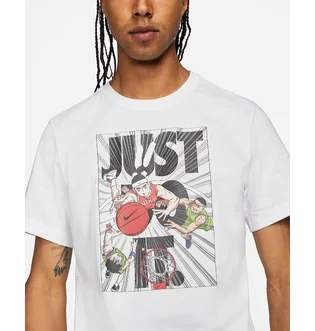 Футболка мужская Nike „Just Do It.” Basketball Tee White DD0807-100